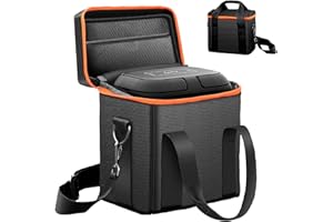 ENOFLO Portable Power Station Carrying Bag, Easy Carrying for Your Power Bank, 8.07×4.92×6.89inch, Storage Case for Camping Essentials,Battery Protective Cover&Carrying Case Bag for Travel Water Resistant