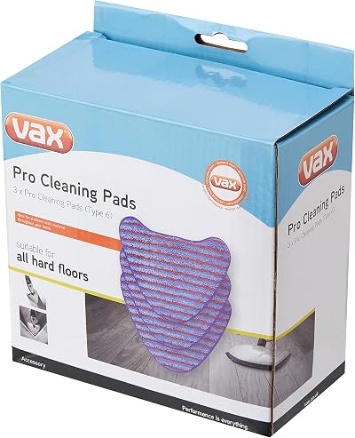 Vax Pro Cleaning Pads 1-1-132319-00 Blue Pack of 3 Genuine Spares