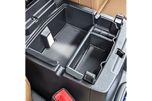 TACOBRO Center Console Organizer Compatible with Jeep Wrangler JL and JLU 2018-2023 2024 Accessories, Gladiator JT Truck 2020 2021 2022 2023 Insert Tray Armrest Storage Box (Not for JK/JKU), Black
