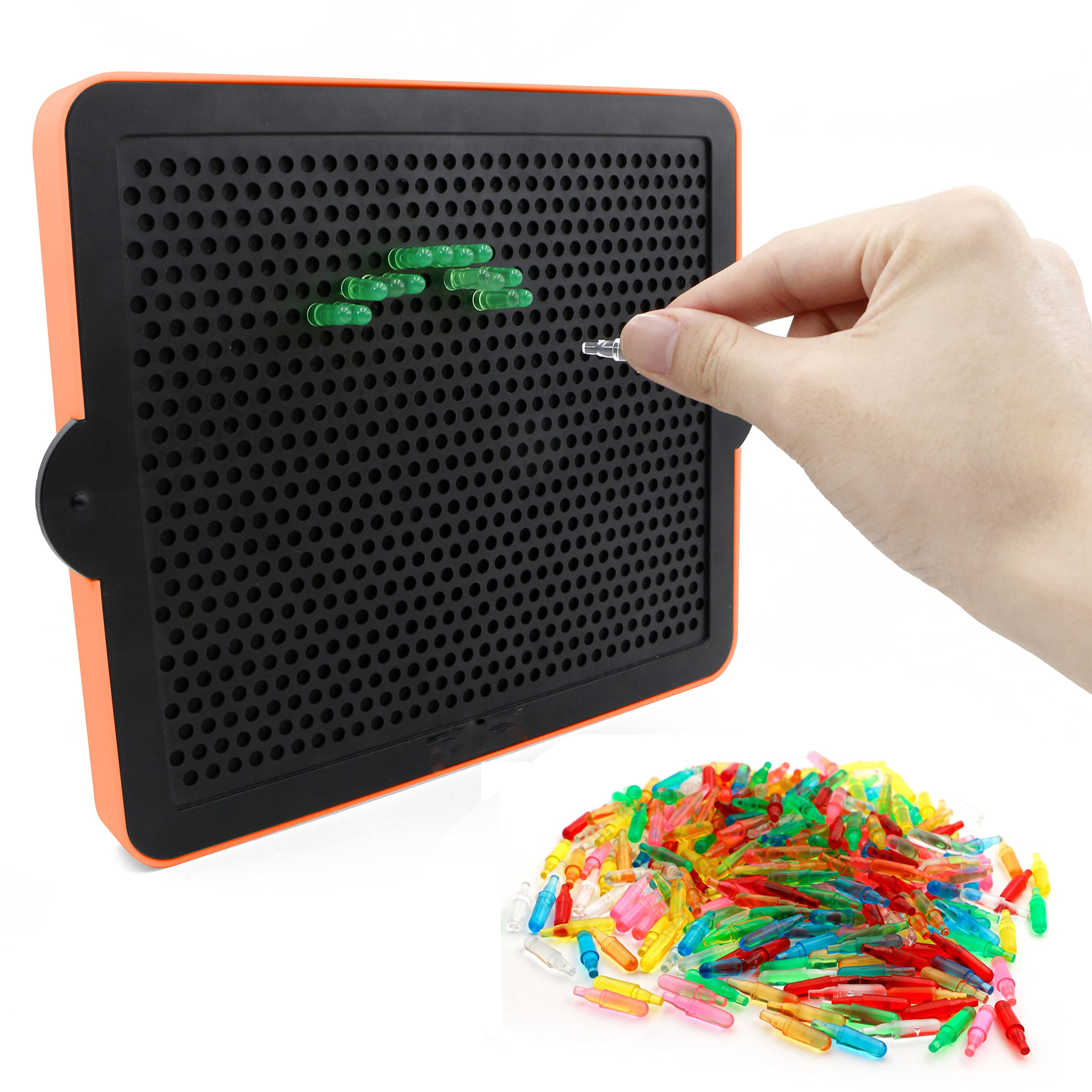 Refill Pegs and Templates Pack for Use with Creative Light Up Board,Kids Magic Light Screen Accessories Educational Learning Toys Ages 4+