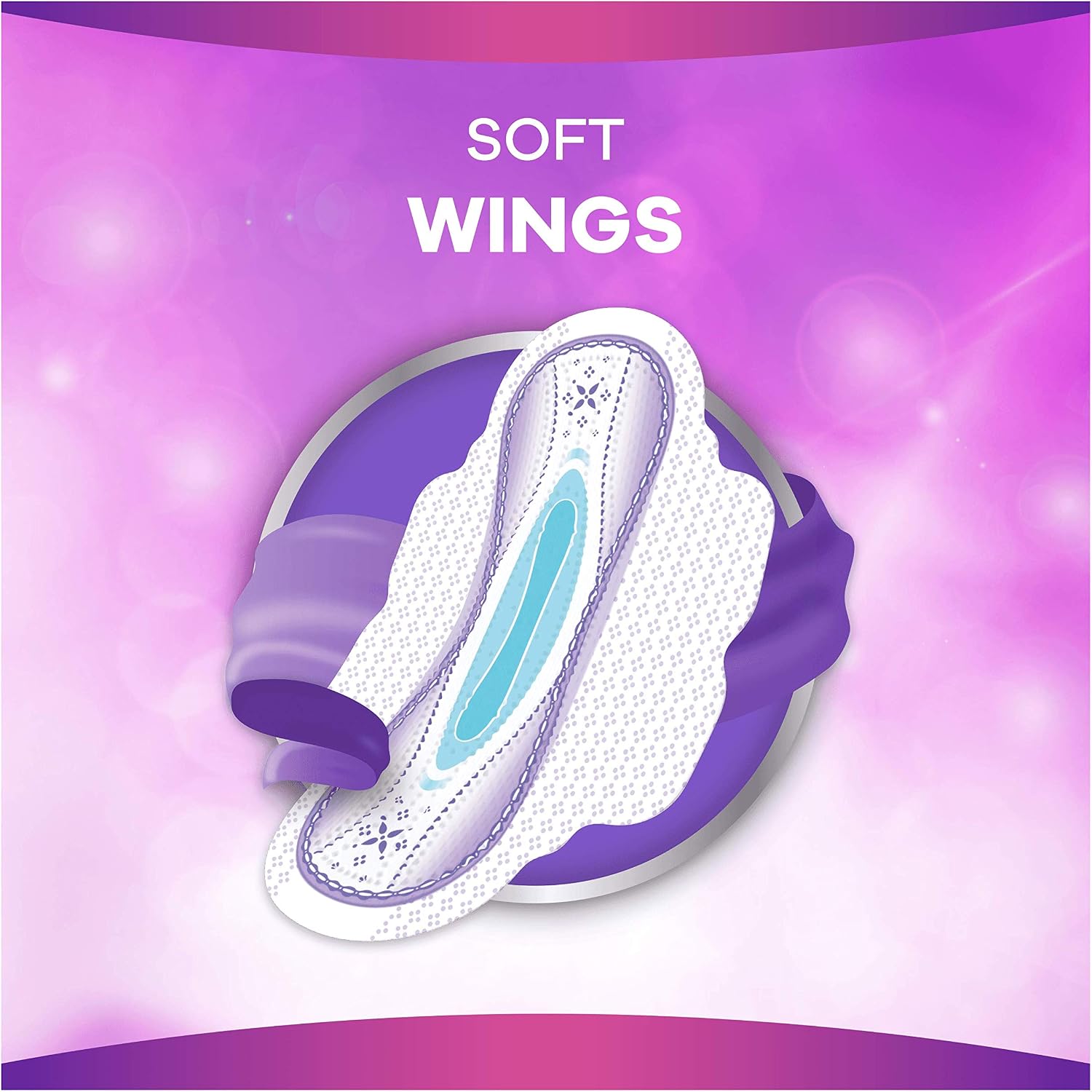 Always Platinum Sanitary Towels Normal (size 1) With Wings 24 Pads, Ultra Soft And Protective Topsheet, Light Scented - Image 5