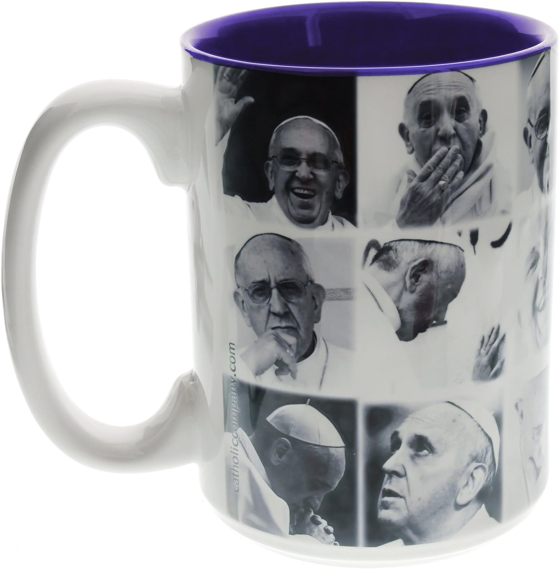 The Many Faces of Pope Francis Mug