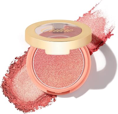 Oulac Shimmer Blusher Coral lluminator for Cheeks Light Tone Skin F03 Sweet Date