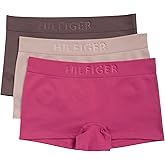 Tommy Hilfiger womens Seamless Boyshort Underwear With Debossed Logo 3-pack