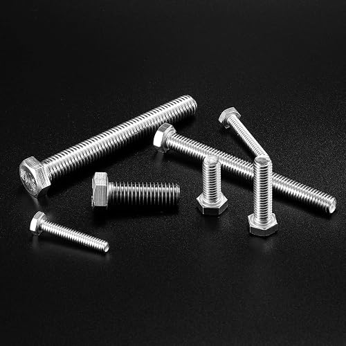 Select A2, M5-0.80 Hex Head Cap Screw, Plain Stainless Steel, 25 Mm L, 50 PK M51010.050.0025