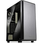 Zalman S4 Mid-Tower ATX PC Case, 2 x 120mm Fans Included, Acrylic Tinted Side Panel, ATX/mATX/Mini-ITX Support