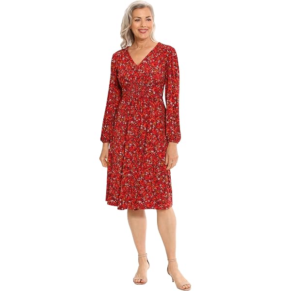 London Times Women's Side Waist Tie Fit and Flare Dress at Amazon Women's  Clothing store