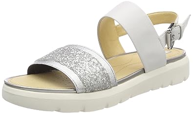 Geox Damen D Amalitha G Peeptoe Sandalen