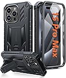 FNTCASE for iPhone 15-Pro-Max Case: Military Grade