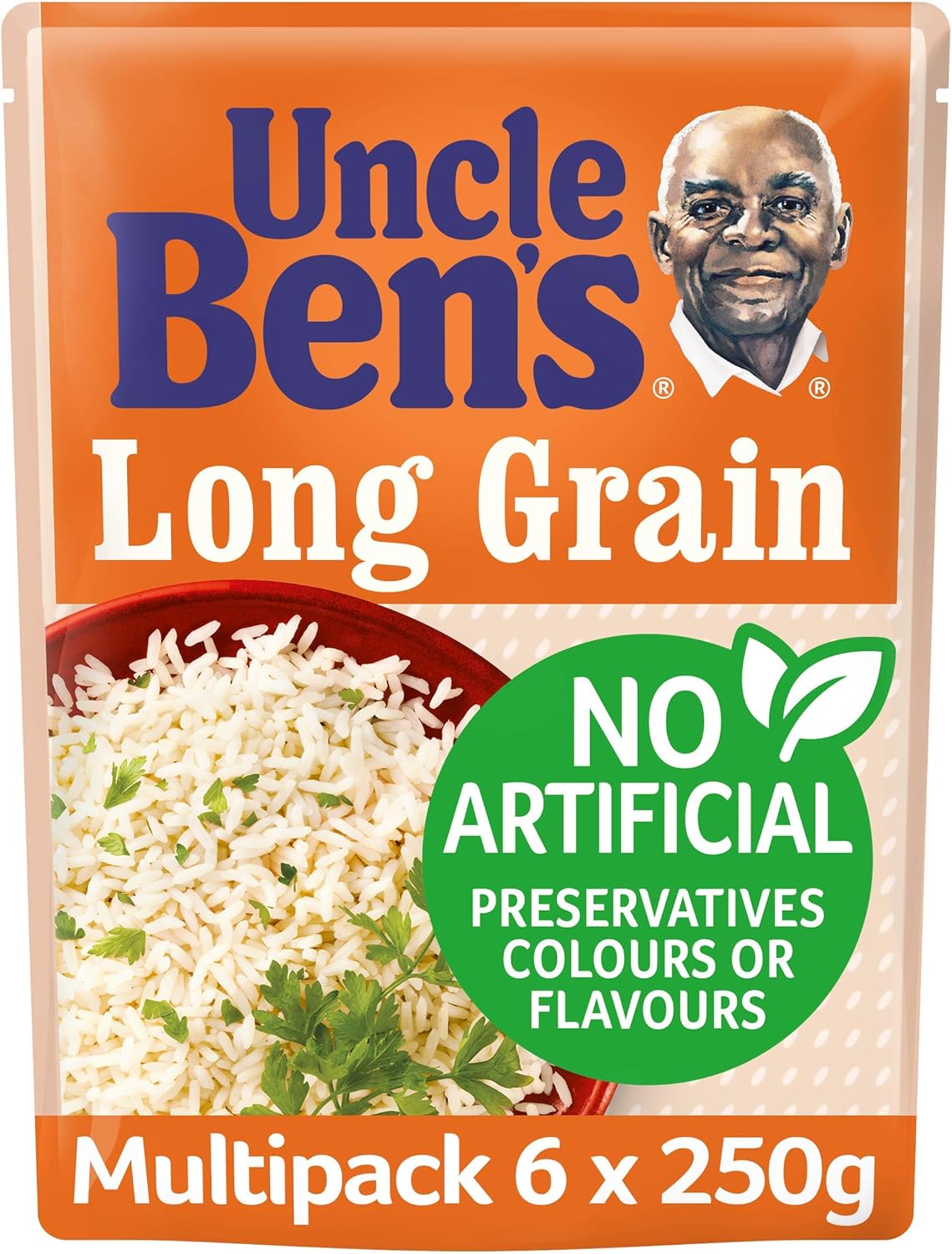 Uncle Bens Long Grain Microwave Rice 250 g (Pack of 6) Amazon.co.uk