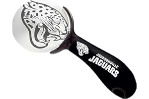 SPORTSVAULT Sports Vault NFL Jacksonville Jaguars Pizza Cutter , 7.9” x 3.1”