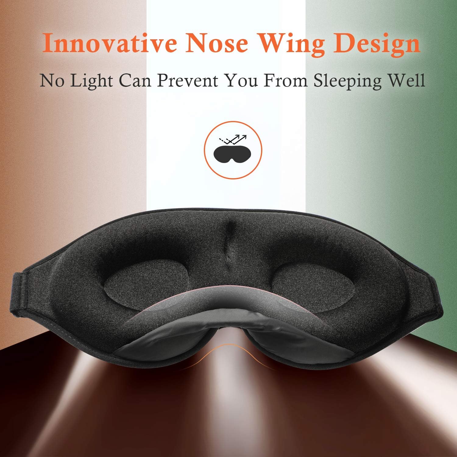 Unimi Sleep Mask 2020 3D Contoured Cup, Sleep Eye Mask for Women Men, Soft Material, Breathable Material, Molded Eye Shade Cover with Adjustable Strap for Travel, Nap(Black): Health & Personal Care