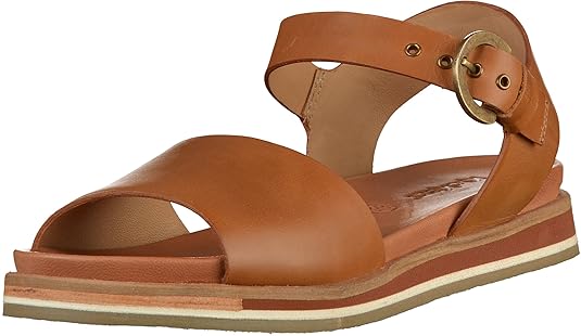 Kickers Damen Olimpi Peeptoe Sandalen braun