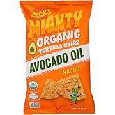 Zack's Mighty Organic Avocado Oil Nacho Tortilla Chips, 7.5 OZ