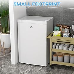 HOMCOM Upright Freezer, 3.0 Cubic Feet Compact Mini