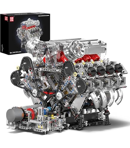 Model Kits For Adults Motorized V8 - Working Display Model For Car ...