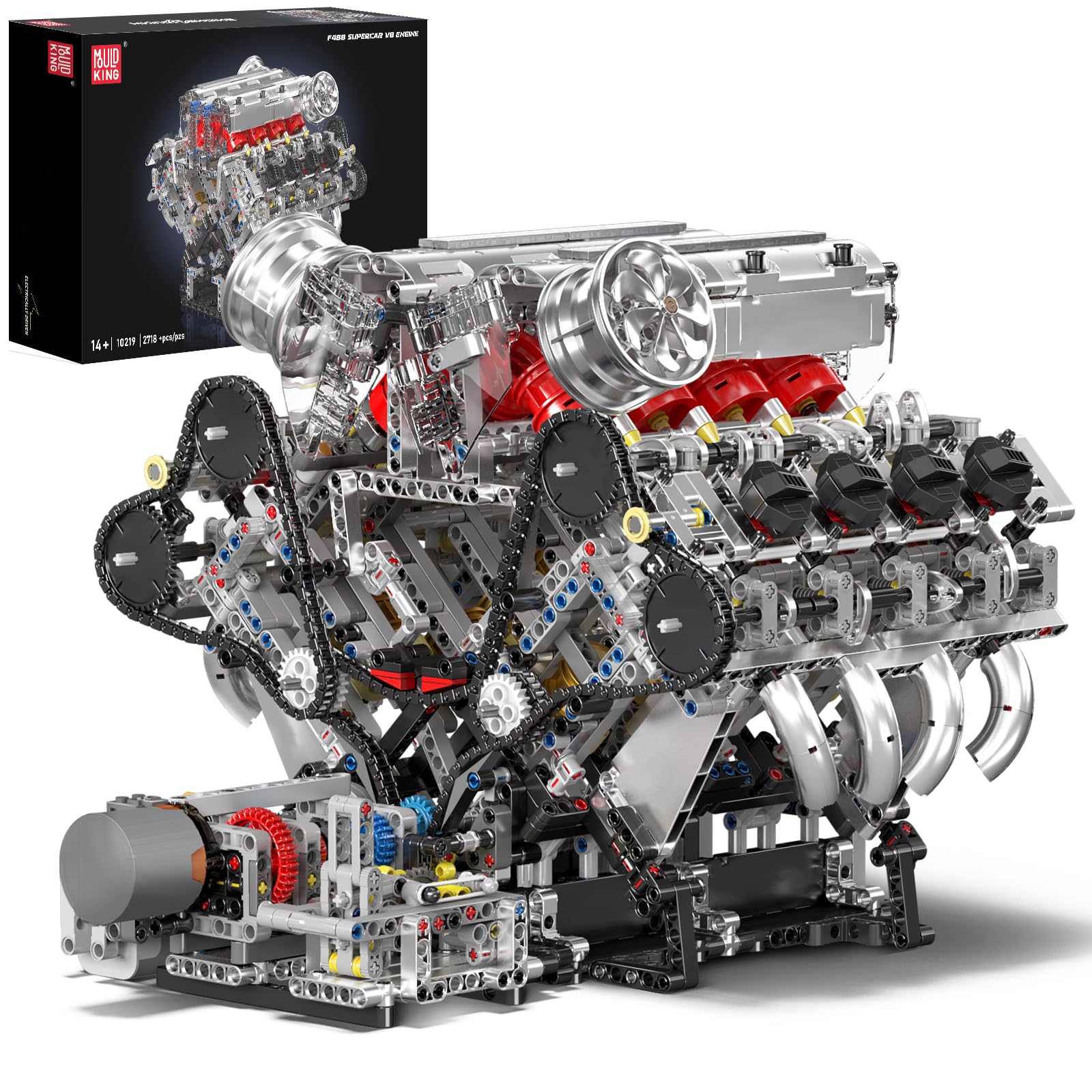 Mua Mould King 10219 V8 Engine Model Kit - Build Your Own Supercar ...