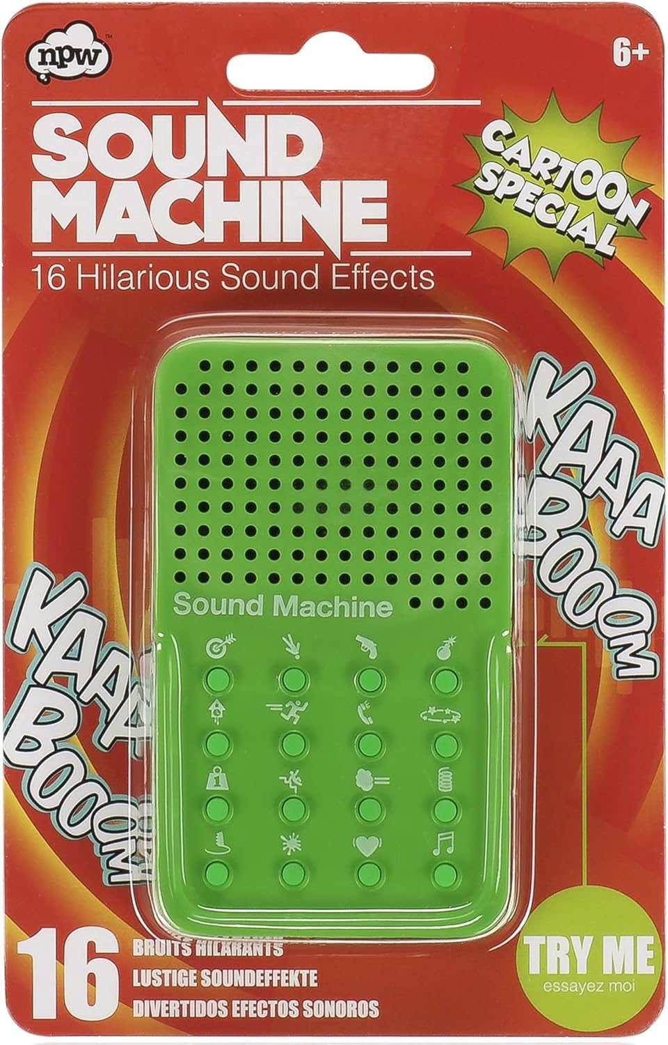 NPW Sound Effect Prank Toy Green Sound Machine Cartoon Amazon.co.uk