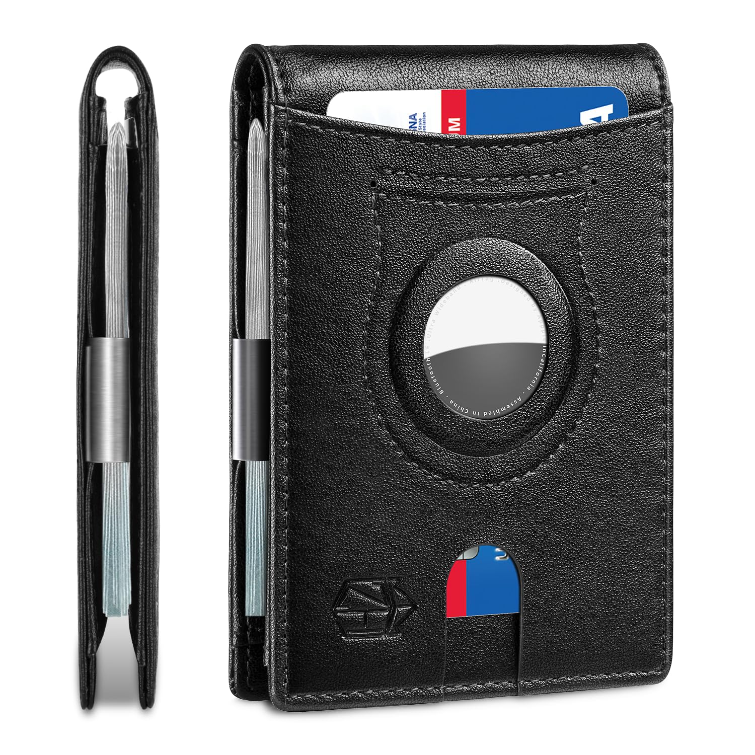 Zitahli Slim RFID Blocking Wallet For Men - Minimalist Leather Bifold, 11 Card Slots, Gift Box