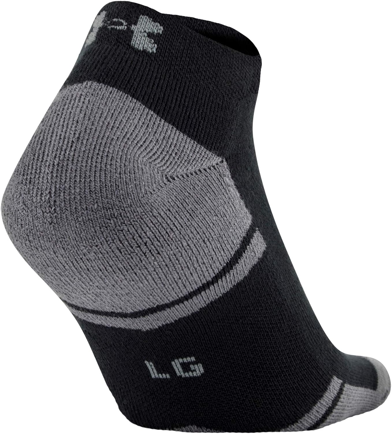 Under Armour Youth Resistor 3.0 Low Cut Socks , Black/Graphite (6-Pairs) , Shoe Size: Youth 13.5K-4Y: Clothing