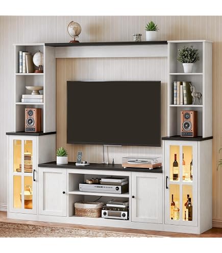 Amazon.com: Acme Cargo 2-Door Metal Frame TV Stand with Shelves in