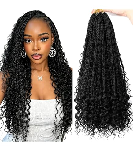 misha&puff ロンパース　Licorice Bohemia 18-24M Amazon.com : LMZIM 24 Inch Bohemian Goddess Box Braids Crochet