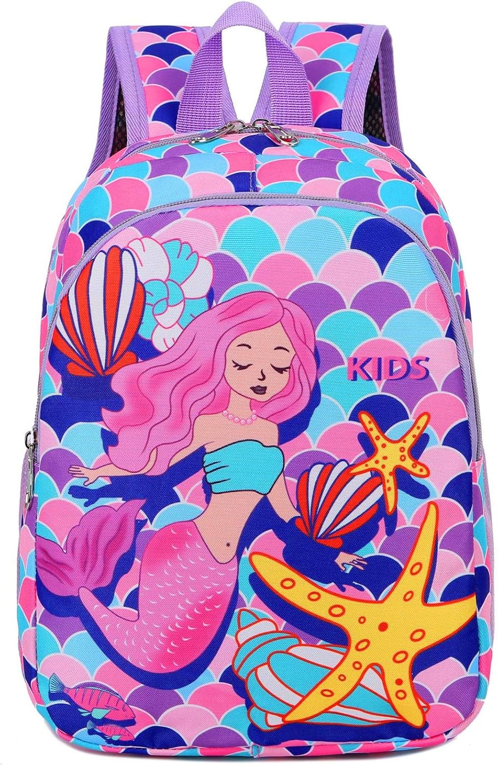CHERUBIC Toddler backpack, Kids Children Backpack Cartoon Travel Lightweight Bag Daypack, Mermaid - Image 3