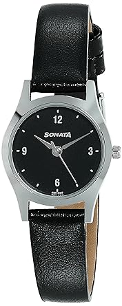 Essentials Analog Black Dial Women's Watch-87025SL02