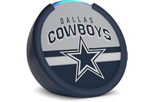AMAZON ECHO & ALEXA Amazon Echo Pop (newest model) | Officially Licensed NFL Limited-Edition | Dallas Cowboys ('25-26 Season Design)