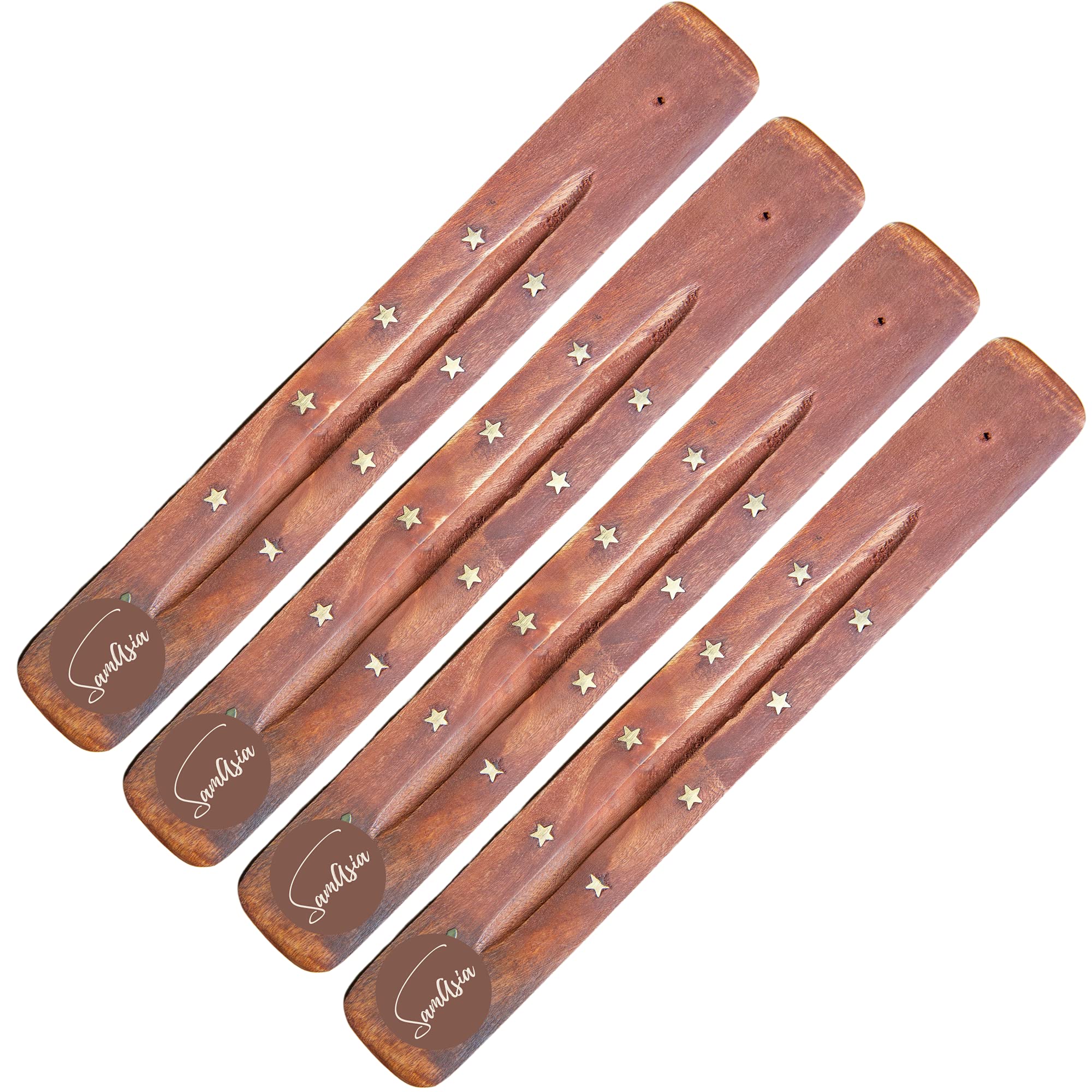 Incense Sticks Holder or Incense Burner Ash Catcher pack of 4 by SAMASIA