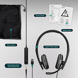 EPOS Adapt 165T USB II - Wired, Double-Sided