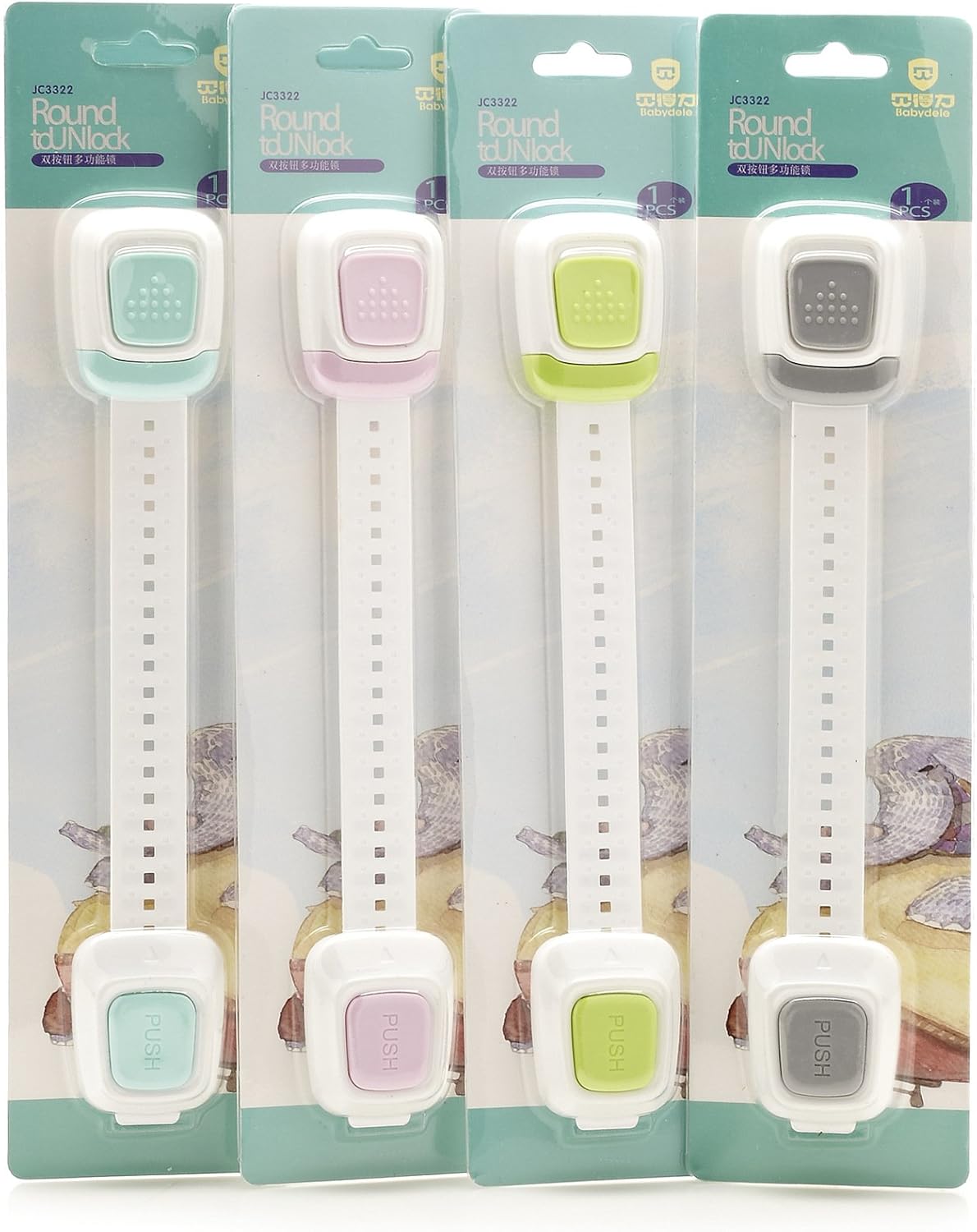 Refrigerator Door Lock，Multi Use Latches, Child Safety