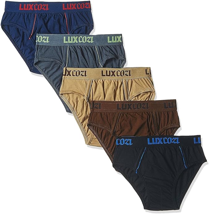 Buy Lux Cozi Men's Cotton Brief (Pack of 5) at Amazon.in