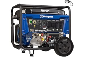 Westinghouse 12500 Peak Watt Home Backup Portable Generator, Remote Electric Start with Auto Choke, Transfer Switch Ready, Ga