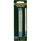 Monteverde Rollerball Refill to Fit Dupont Pens, Fine, Blue, 2 Pack | Rollerball refill delivers fluid ink flow, bold lines, and smooth writing for compatible pens.