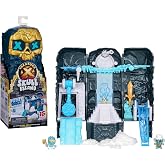 Treasure X Lost Lands Skull Island Frost Tower Micro Playset, 15 Levels of Adventure. Survive The Traps and Discover 2 Micro Sized Action Figures. Will You Find Real Gold Dipped Treasure?