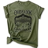 EVERTREE CLOTHING Overlook Hotel Caretaker Horror Film Shirt, Unisex Women's Men's, Scary Movie Classic
