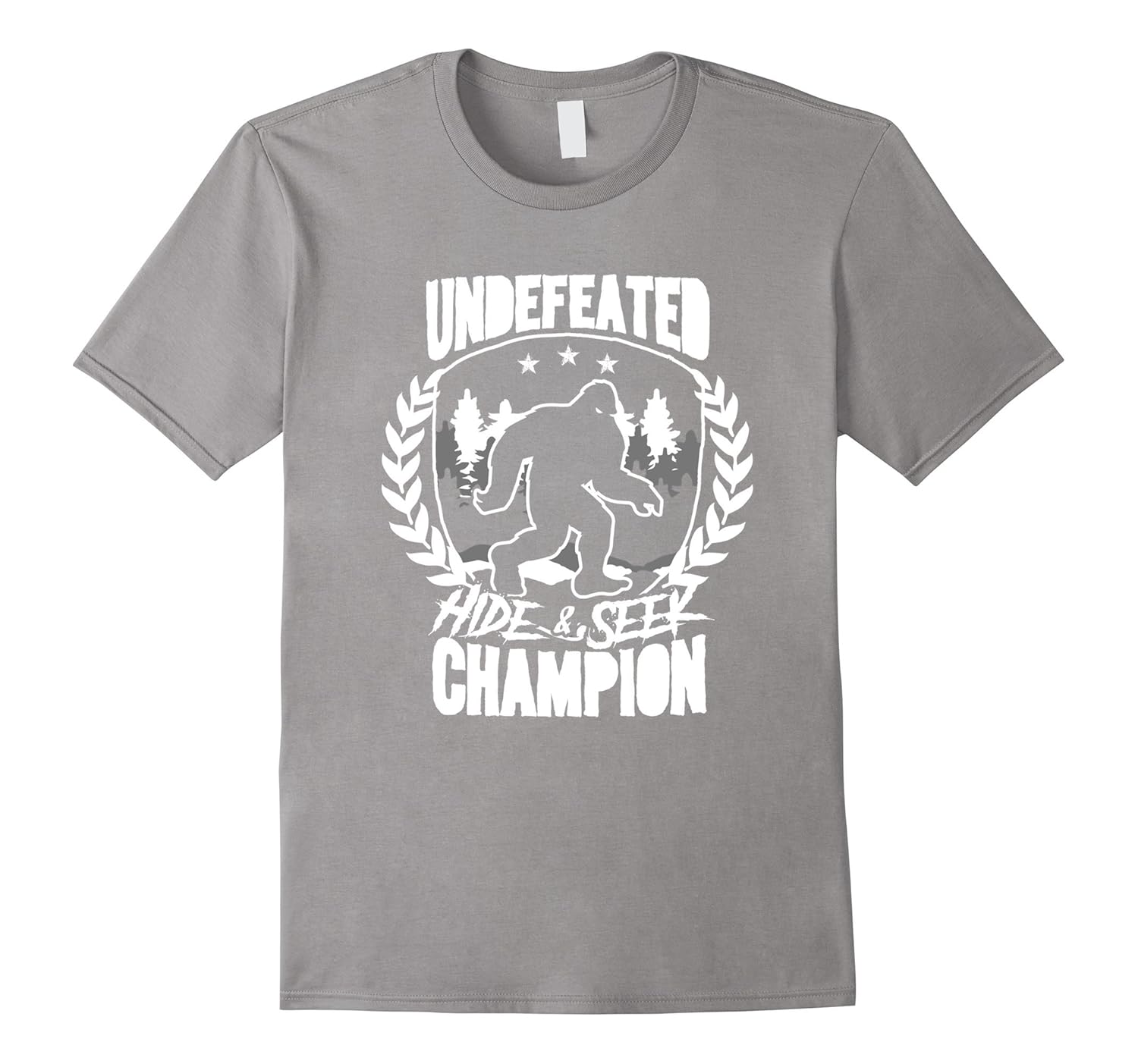 Undefeated Hide and Seek Champion Bigfoot T-Shirt-Rose