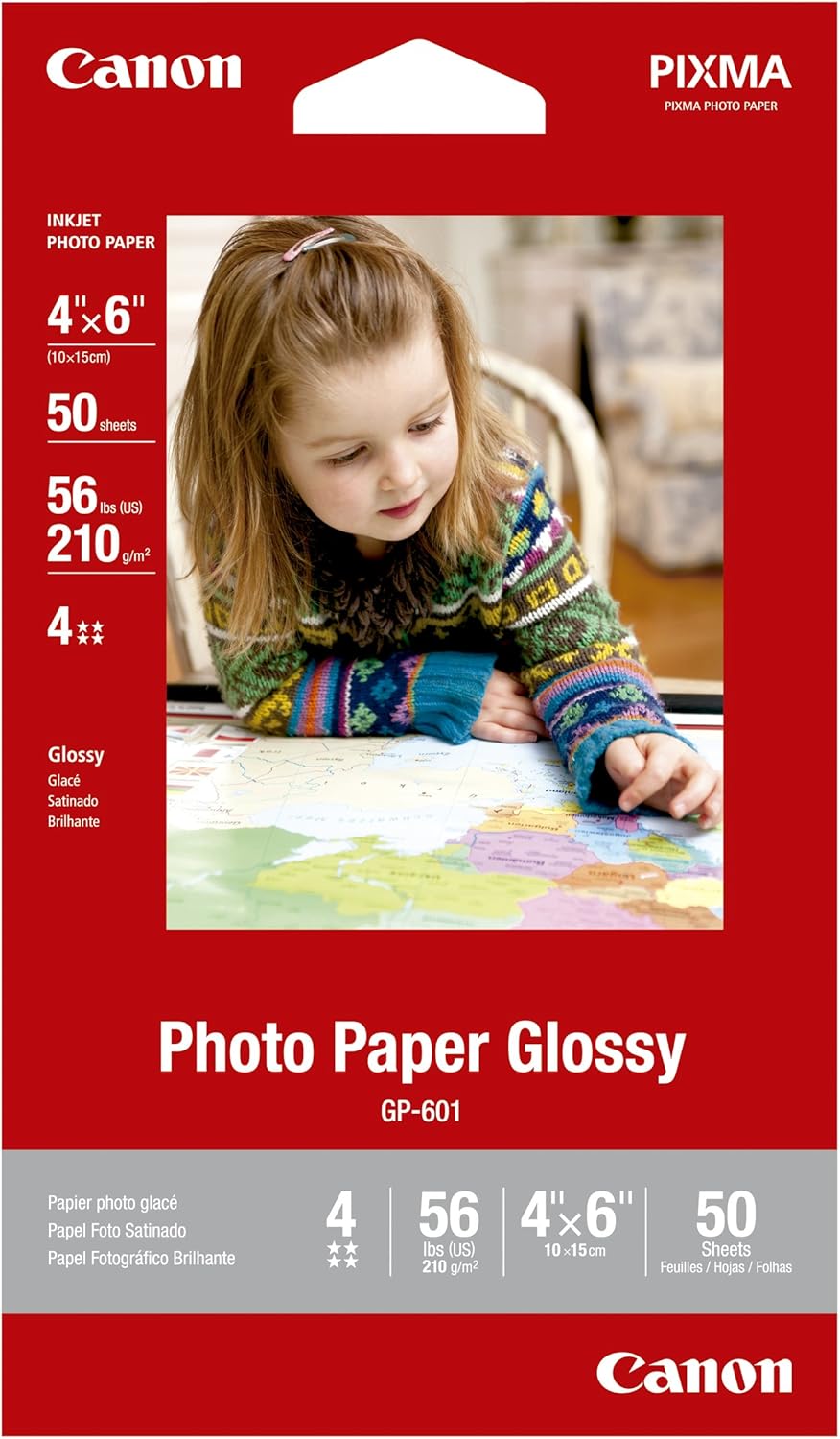 canon glossy photo paper 4x6