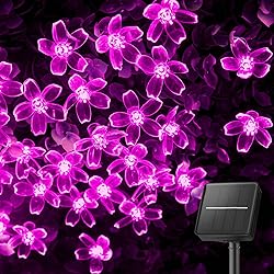 Brightown 60 LED Solar String Lights Flower Outdoor