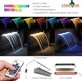 Longrun Waterfall Pool Fountain 30cm Stainless Steel LED Light Kit view 4