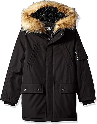 boys fur hood parka