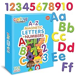 Curious Columbus Magnetic Letters and Numbers for