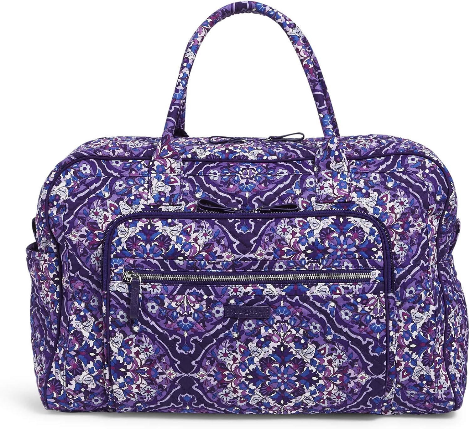 Vera Bradley Signature Cotton Weekender Travel Bag, Regal Rosette Clothing