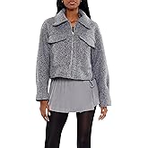 Forever 21 womens Tweed Zip-up Trucker Jacket