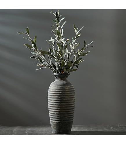 Amazon.com: Rustic Farmhouse Flower Vase - 13.4 Inchs Large Black