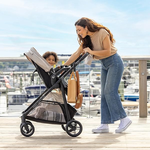 EVENFLO OMNI SIGNATURE TRAVEL SYSTEM WITH LITEMAX INFANT CAR SEAT, COASTAL COFFEE