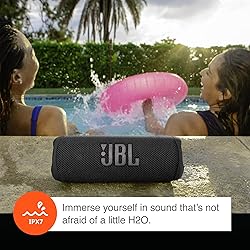 JBL Flip 6 (Pink) + Bundle with Case Logic Braided