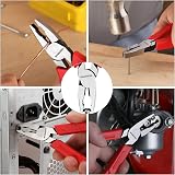 WORKPRO 165 mm Combination Pliers with Wire Cutter and Screw Extractor view 6