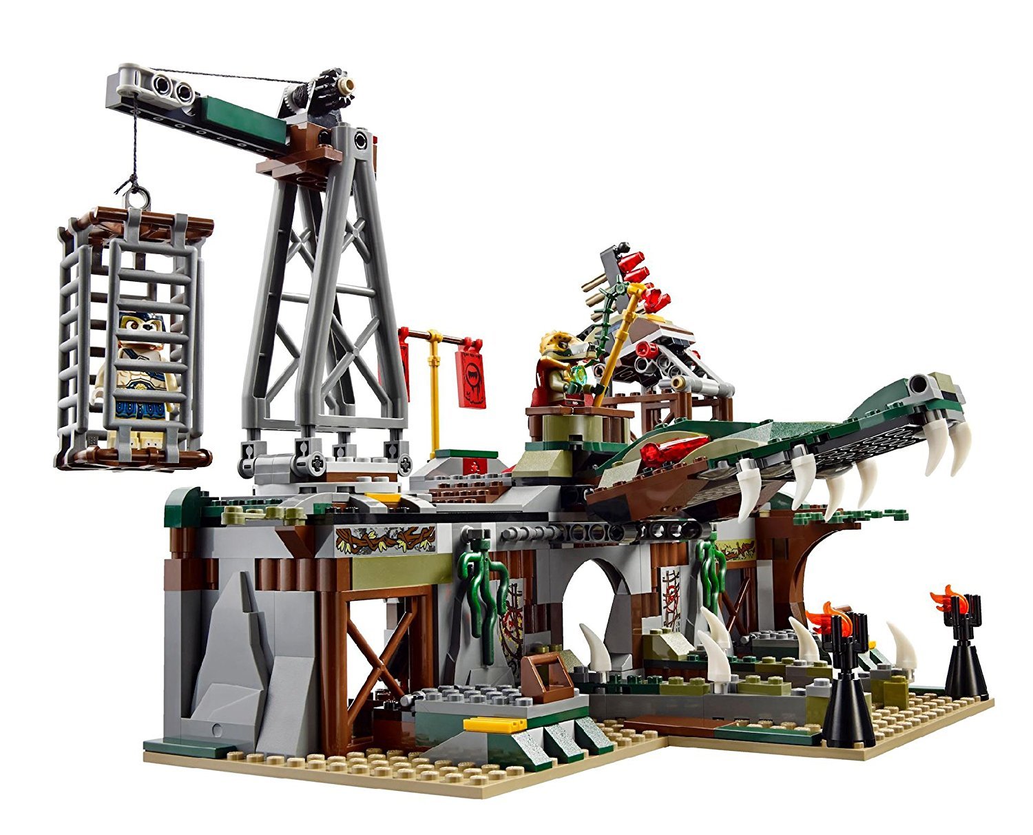 並行輸入品 日本未発売 13 B00bmkkjzs 海外限定 ワニ族隠れ家要塞 レゴ Chima チーマ ブロック 最高品質の Eurlhosnakamel Dz